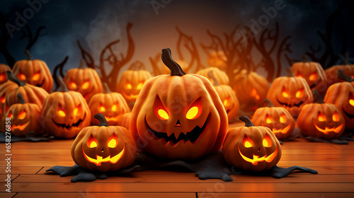 halloween  pumpkin  orange  holiday  autumn  october  lantern  face  scary  horror  evil  vegetable  jack-o-lantern  jack  carved  