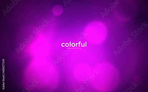 Abstract background with bokeh, Pink banner