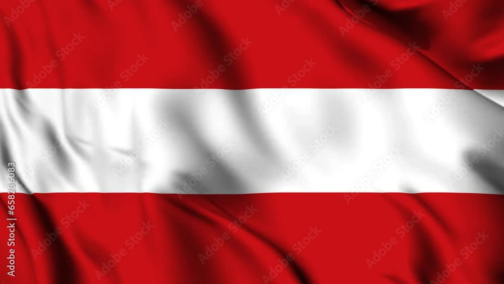 Austria waving flag 4K animation video. Austria waving flag seamless looping animation Austria waving flag 4K animation video. Austria waving flag seamless looping animation