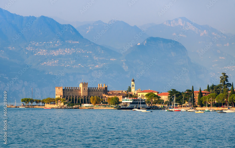 Torri del Benaco town on Lake Garda, Italy Torri del Benaco town on Lake Garda, Italy
