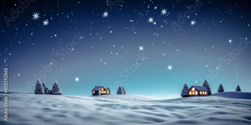 In the Christmas season  a winter landscape sets an Advent mood  embracing joy and wonder at the Christmas market wallpaper Background Card Digital Art