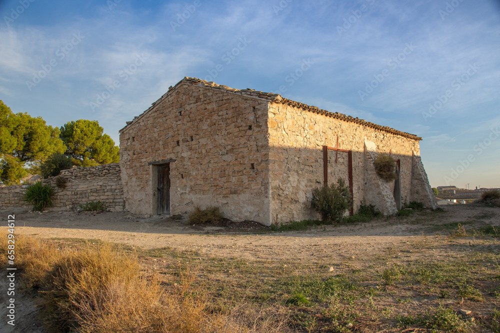 El municipio de La Almolda en la Comarca de los Monegros en la provincia de Zaragoza 