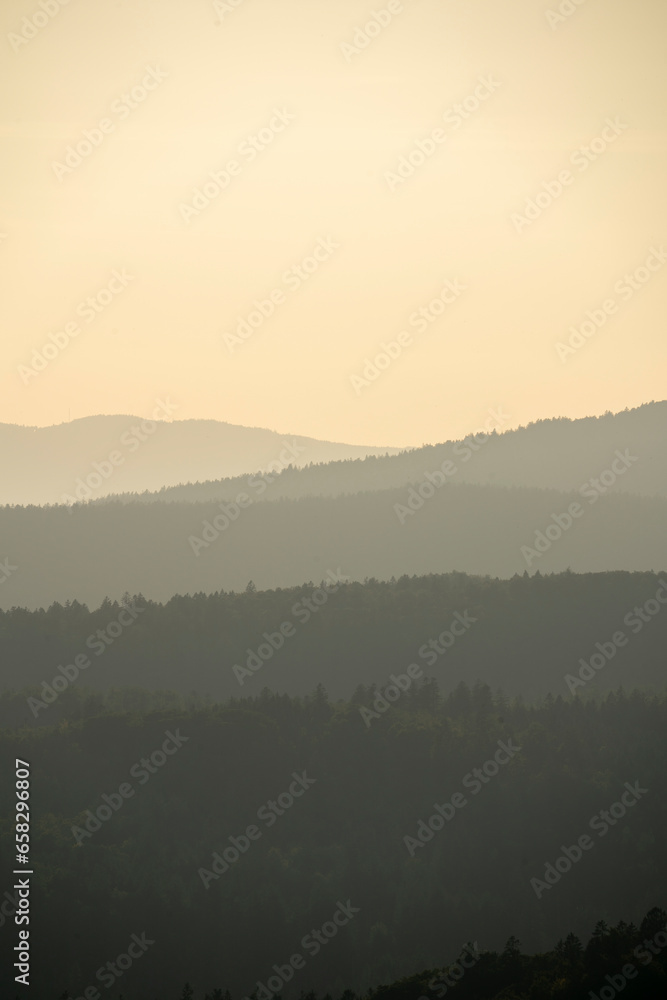 Abendstimmung im Bergdorf Waldhäuser, Nationalpark Bayerischer Wald 4 Abendstimmung im Bergdorf Waldhäuser, Nationalpark Bayerischer Wald 4