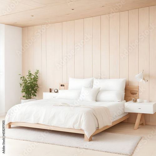 House_interior_backdrop_warm_white_bedroom
