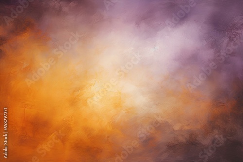 an abstract background based on orange and purple flames  in the style of distressed surfaces  light silver and dark amber. generative AI