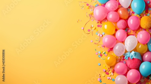 colorful balloons background