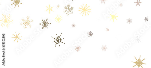 Snowflake Whirlwind: Exquisite 3D Illustration of Descending Christmas Snowflakes in Motion