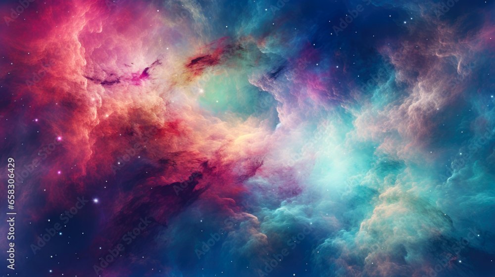 Naklejka premium Interstellar Luminosity: Light and Brilliance