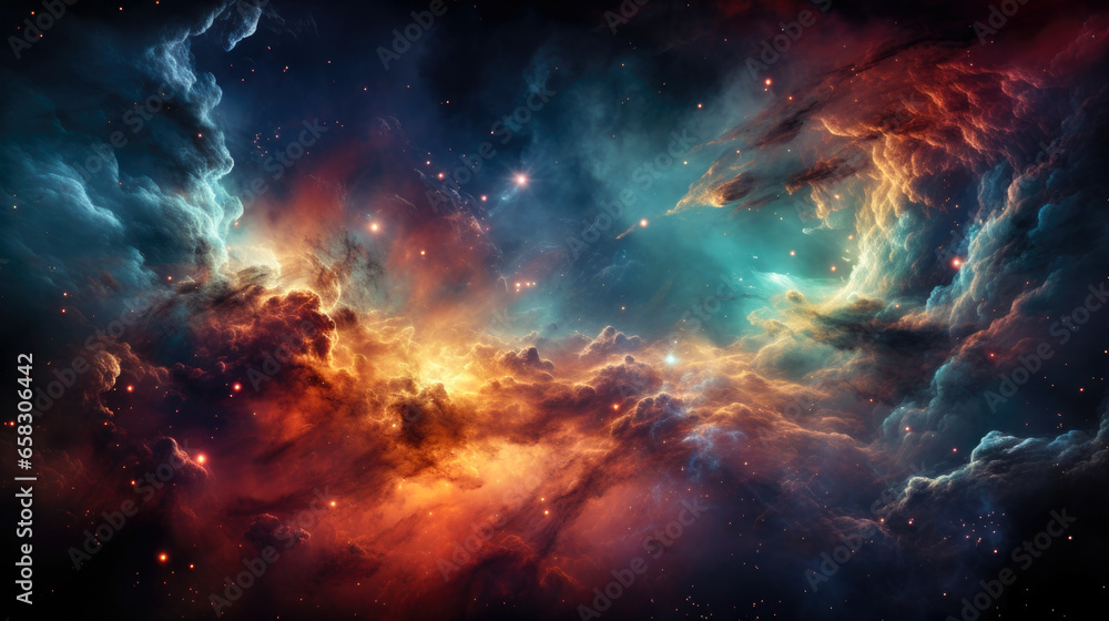 Nebula Radiance: Shimmer in Infinity
