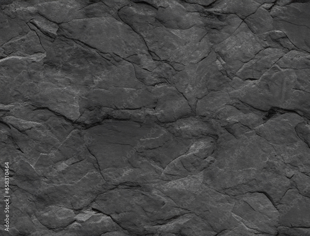Fototapeta premium Black Stone Texture Seamless 4k Pattern