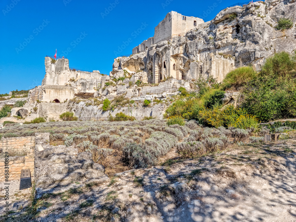 Castle in the Beaux de Provence, South of France