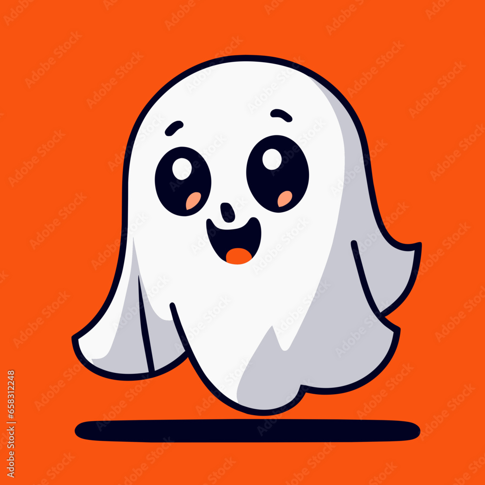 Obraz premium cartoon ghost