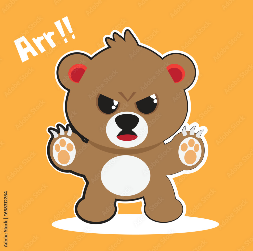 teddy bear is angry teddy bear is angry