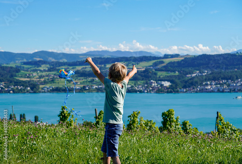 kid with a kite