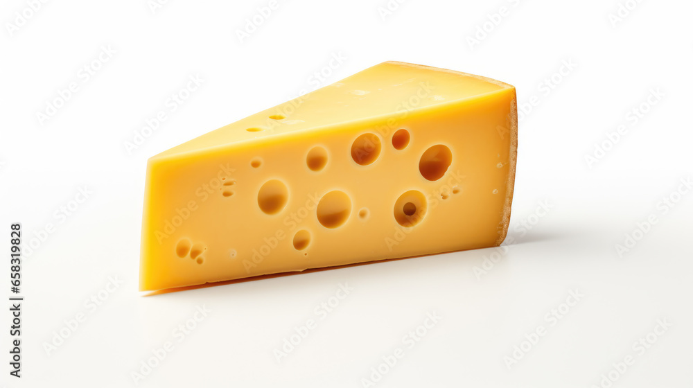 Piece of cheese isolated on white background. Piece of cheese isolated on white background.