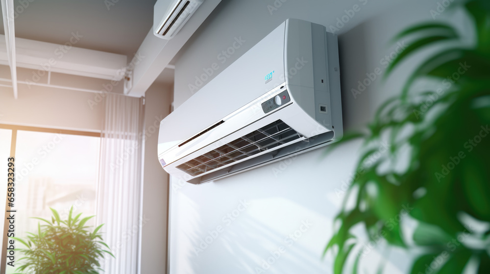 Air conditioner on wall Air conditioner on wall