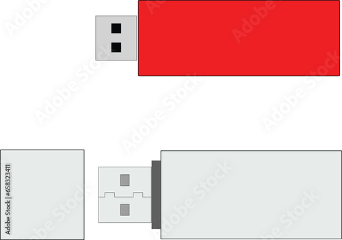USB flash drive or Pen drive icon motion graphic vector design. USB flash drive or Pen drive pack
 illustration vector.