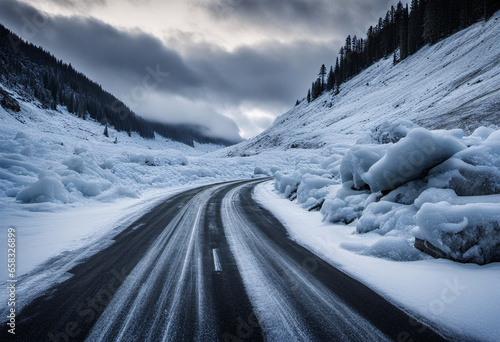 Paisaje nevado
