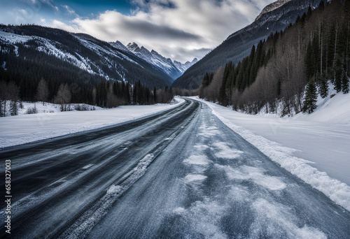 Paisaje nevado
