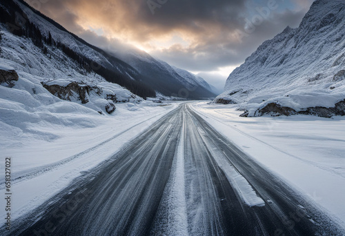Paisaje nevado
