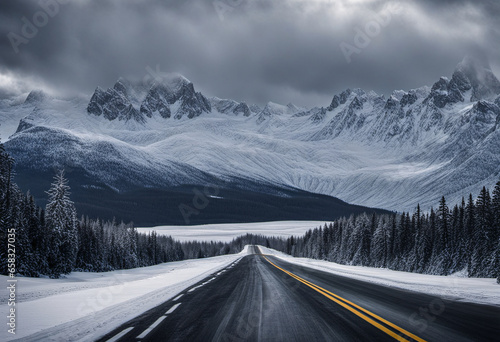 Paisaje nevado
