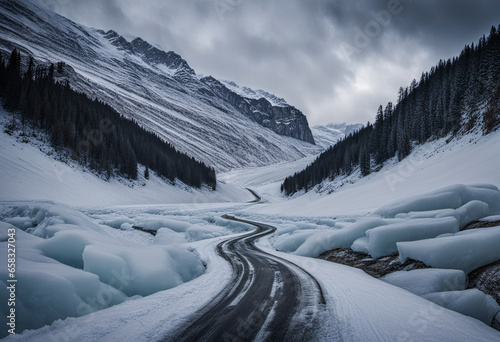 Paisaje nevado
