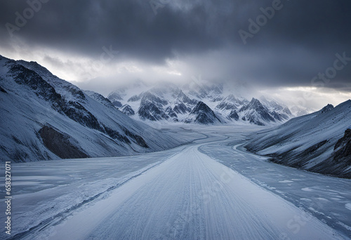 Paisaje nevado
