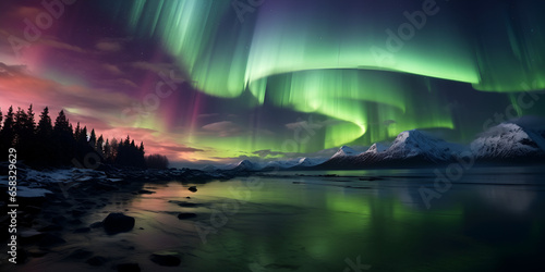 landscape of Northern Lights. Download to encourage me to make more of these stunning Images.