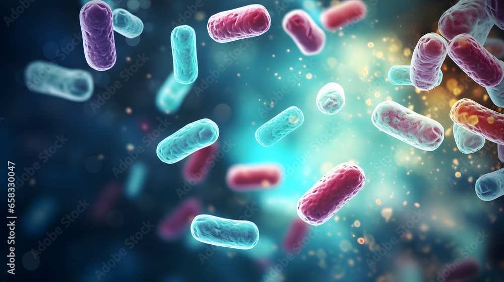 Probiotics bacteria biology science microscopic medicine digestion