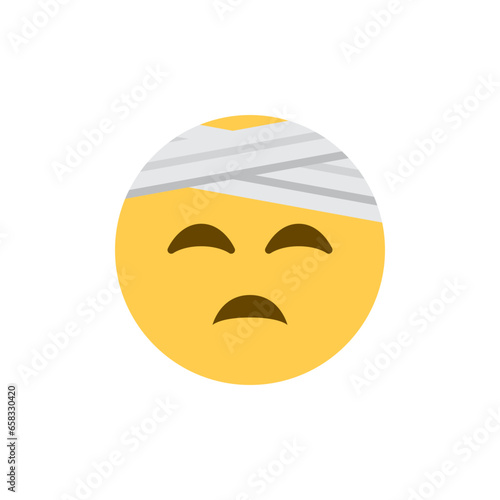 Face with Head-Bandage