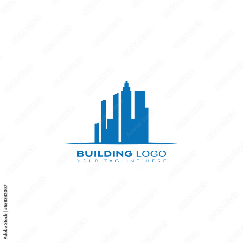 Skyline and City Logo Template. Eco Buildings Vector Design. Cityscape Illustration