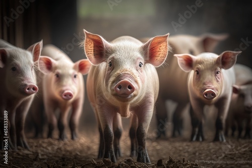 Pig puppies on the farm © Eva Corbella