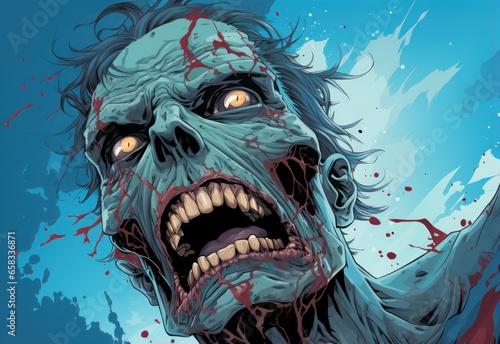 zombie_head_illustration_design 5