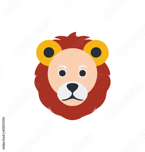 Fototapeta Naklejka Na Ścianę i Meble -  Lion head logo vector for gaming and logos