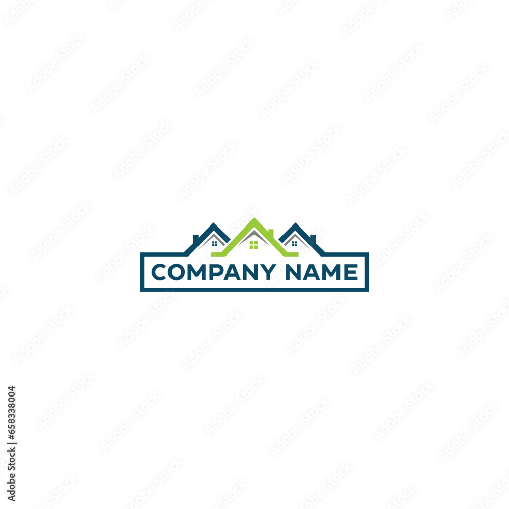 Real Estate simple logo design-Real estate logo