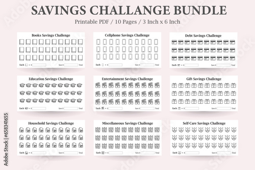 Savings Challenge,Sinking Fund Tracker,Financial Goals,Budget Planner,Sinking Fund,Savings Bundle,Financial Tracker,Savings Goals