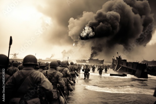 Normandy Beaches: Remembering the Sacrifice and Heroism of WW2 Soldiers

 photo