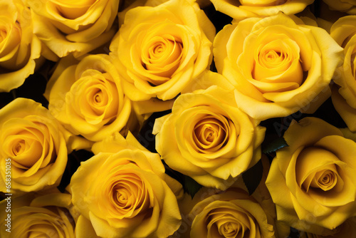 Yellow roses background