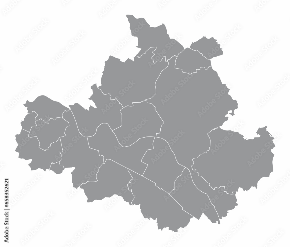 Dresden administrative map