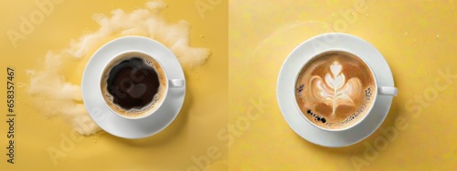 Coffee and yellow color