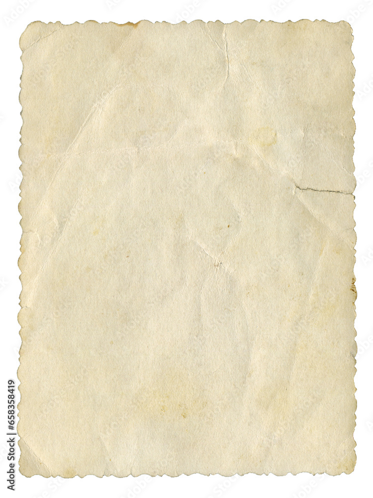 Retro photo paper texture. Old antique sheet paper texture. Announcement board. Recycle vintage paper background. Aged and yellowed wallpaper.