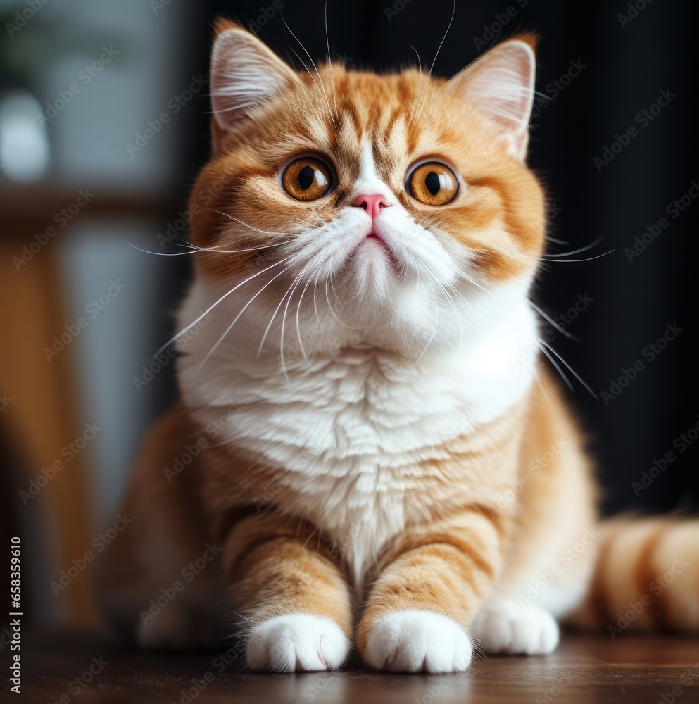 cute cat portrait