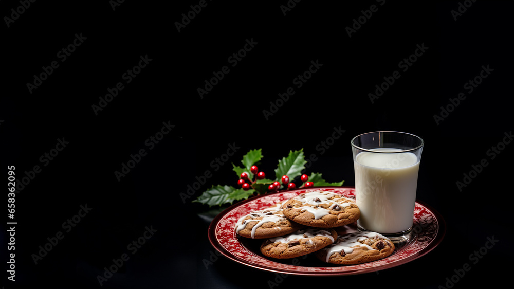 Homemade Cookie with Fresh Milk: Christmas Delight