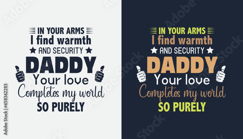 Father's Day typography t-shirt design