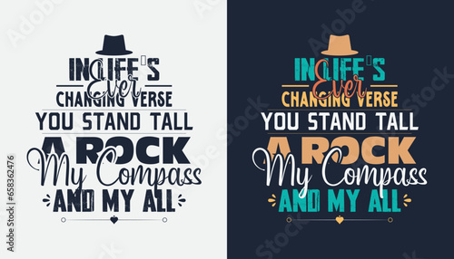 Father's Day typography t-shirt design