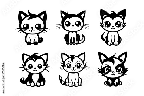 Cute Cat Vector Collection