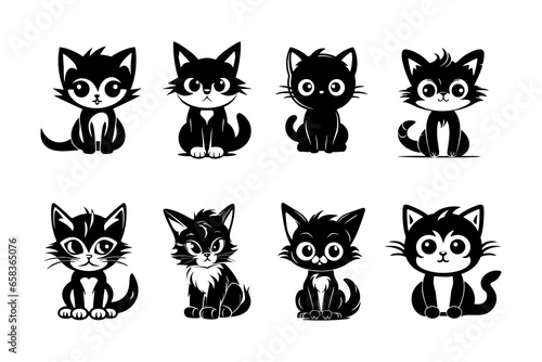 Cute Cat Vector Collection
