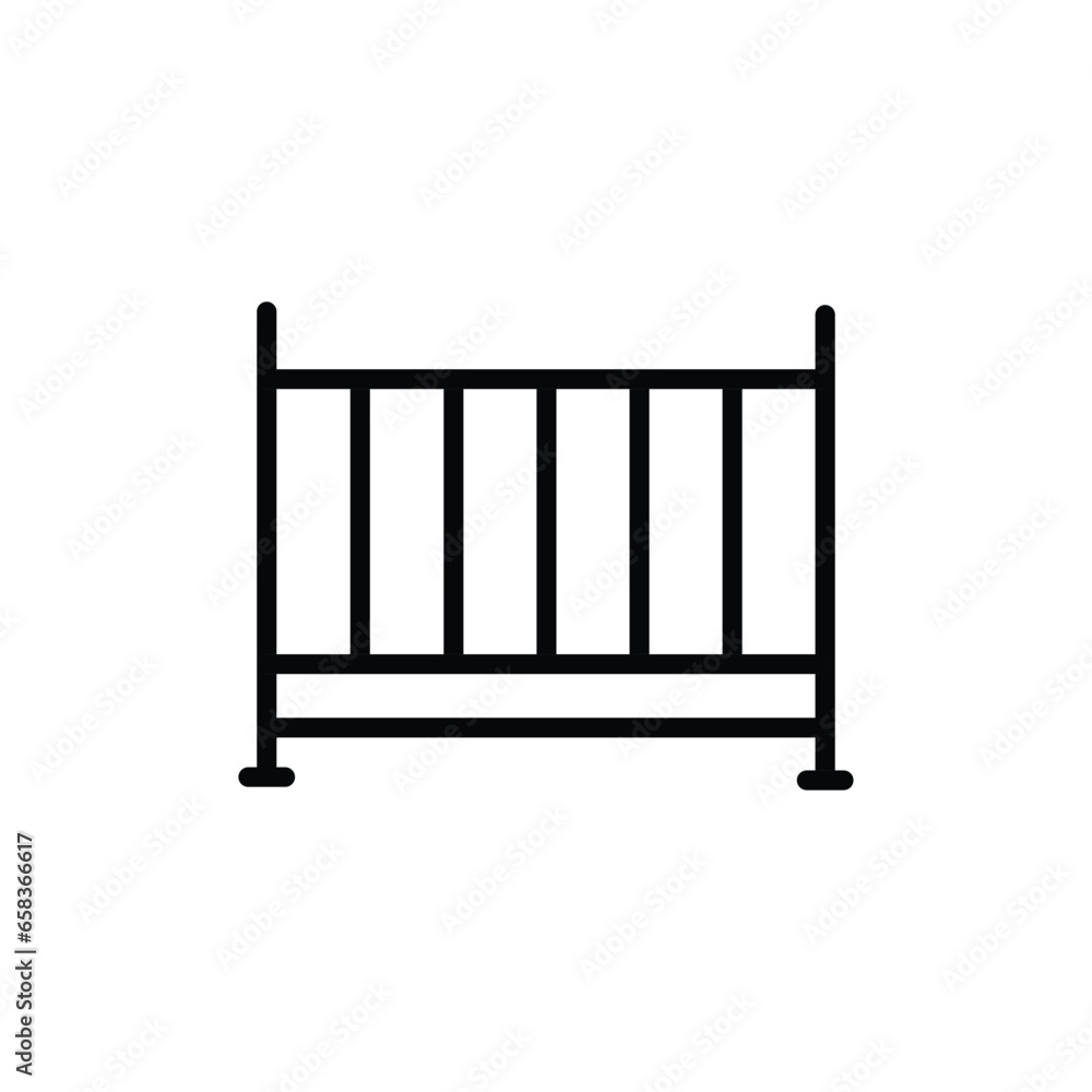 baby bed icon vector children furniture icon baby bed icon vector children furniture icon