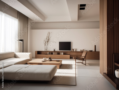 interior of an upscale modern room
