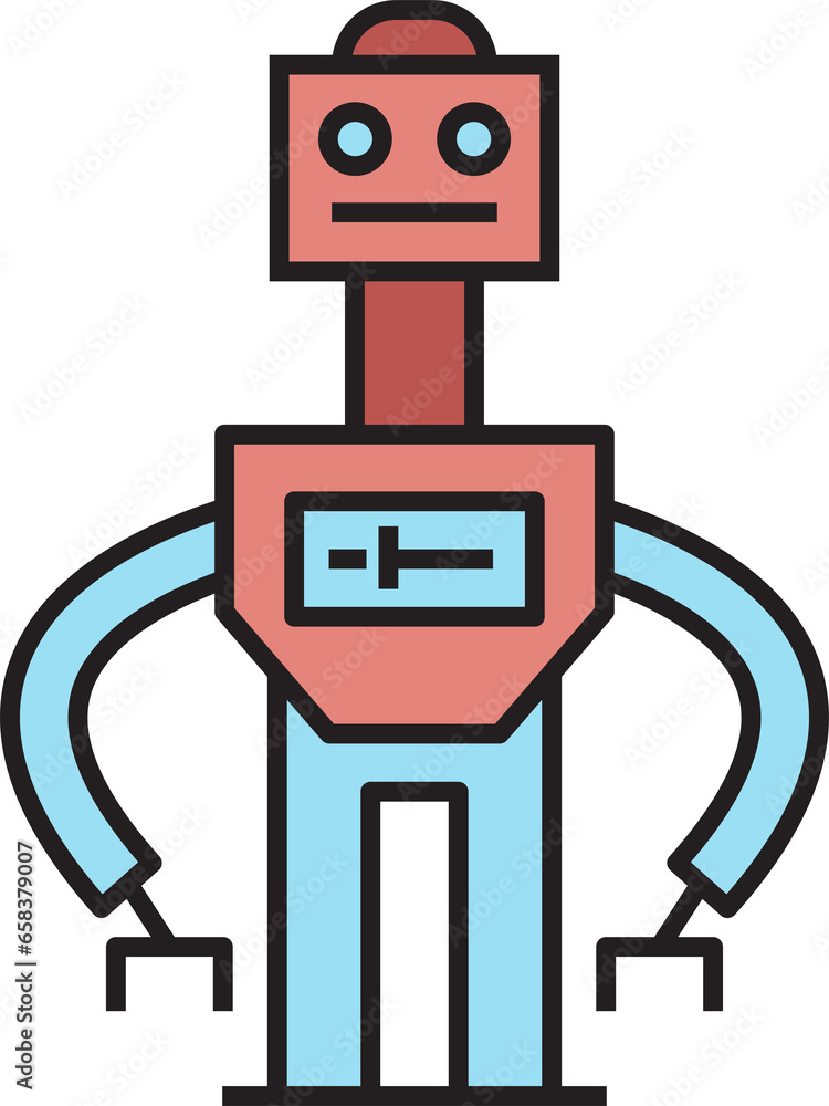 Naklejka premium Smart Robot Icon 